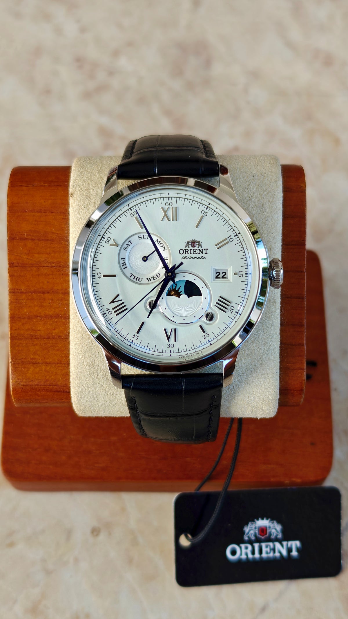 Orient Bambino Sun & Moon RA-AK0802S30B – Automático