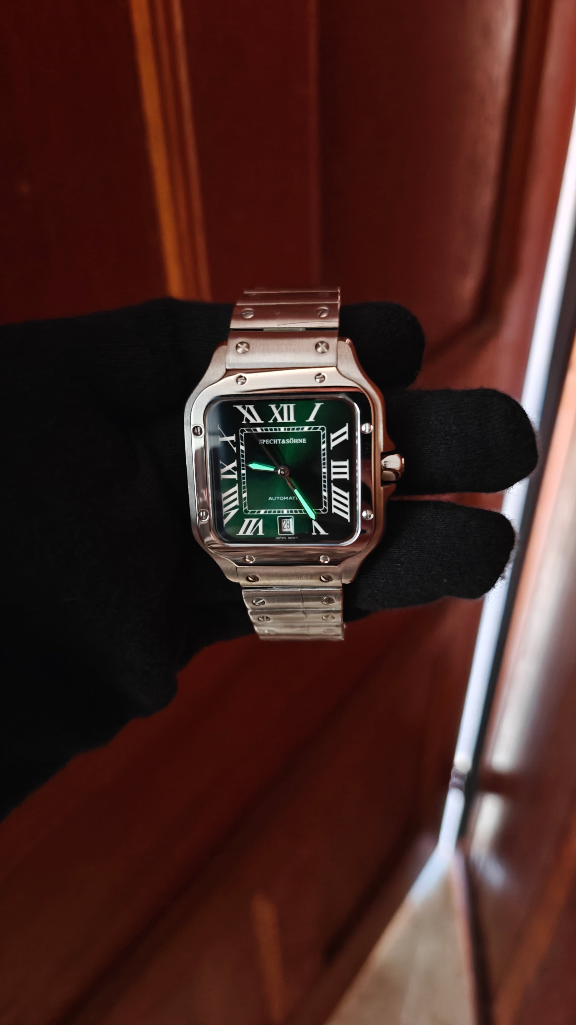 Specht & Söhne SP0021 – Homenaje al Cartier Santos