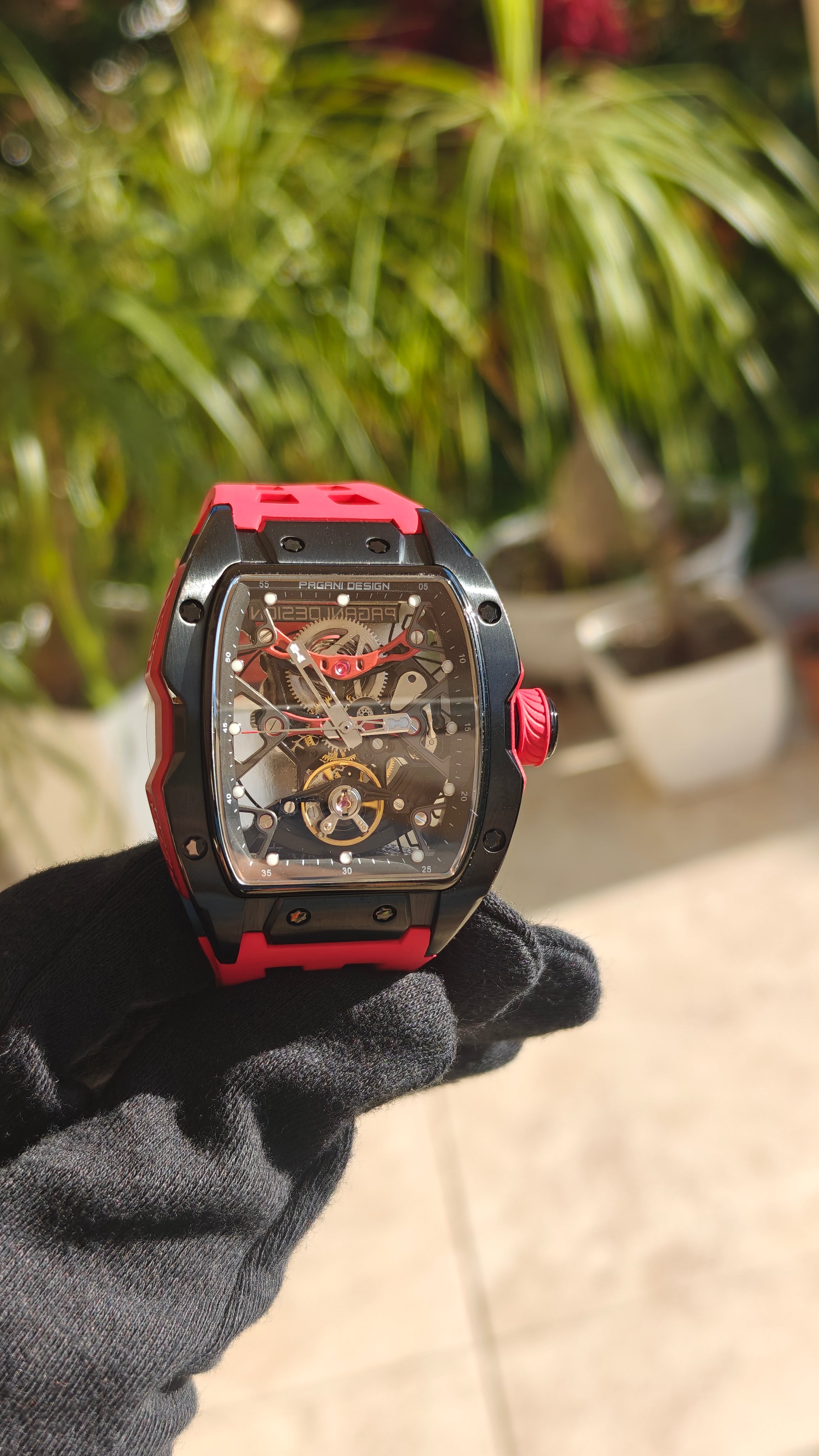 Pagani Design Y18 Skeleton Automático – Homenaje al Richard Mille RM 055