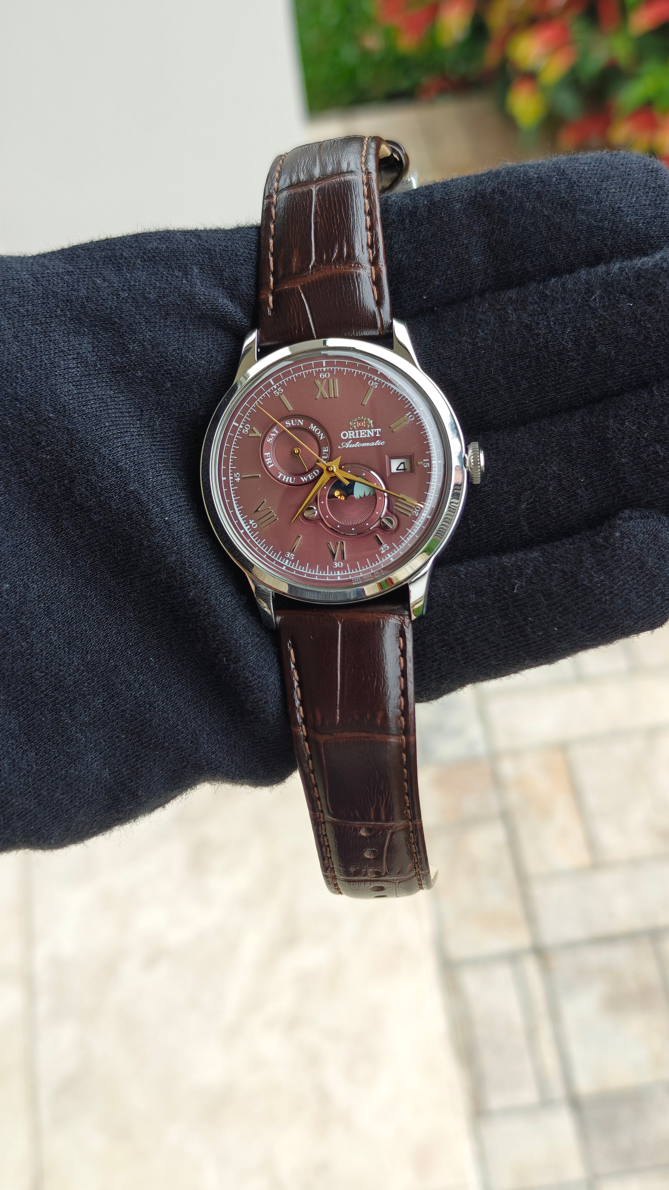 Orient Sun & Moon Bordeaux Automatic