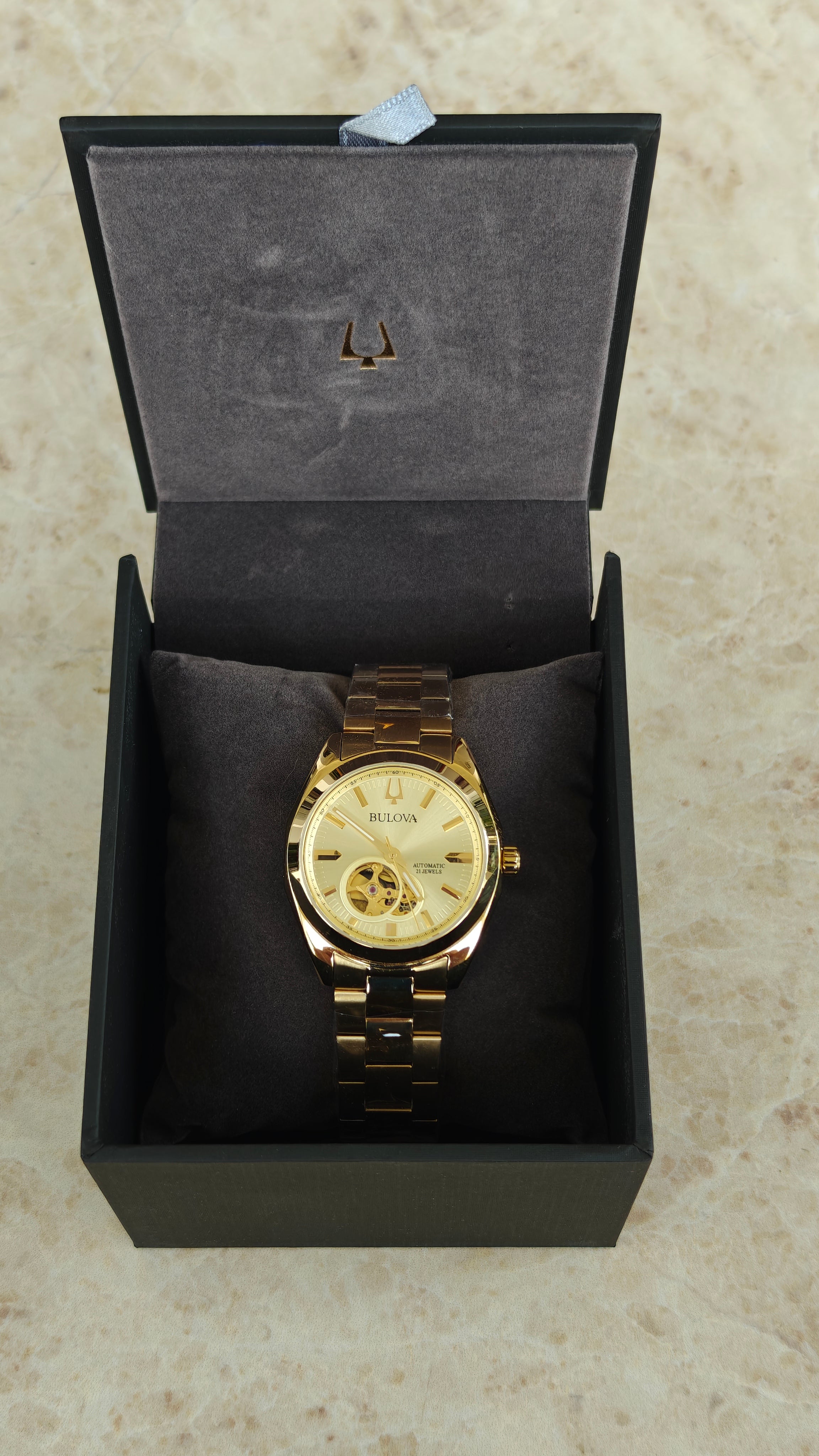 Bulova Surveyor 97A182 Automatic Gold