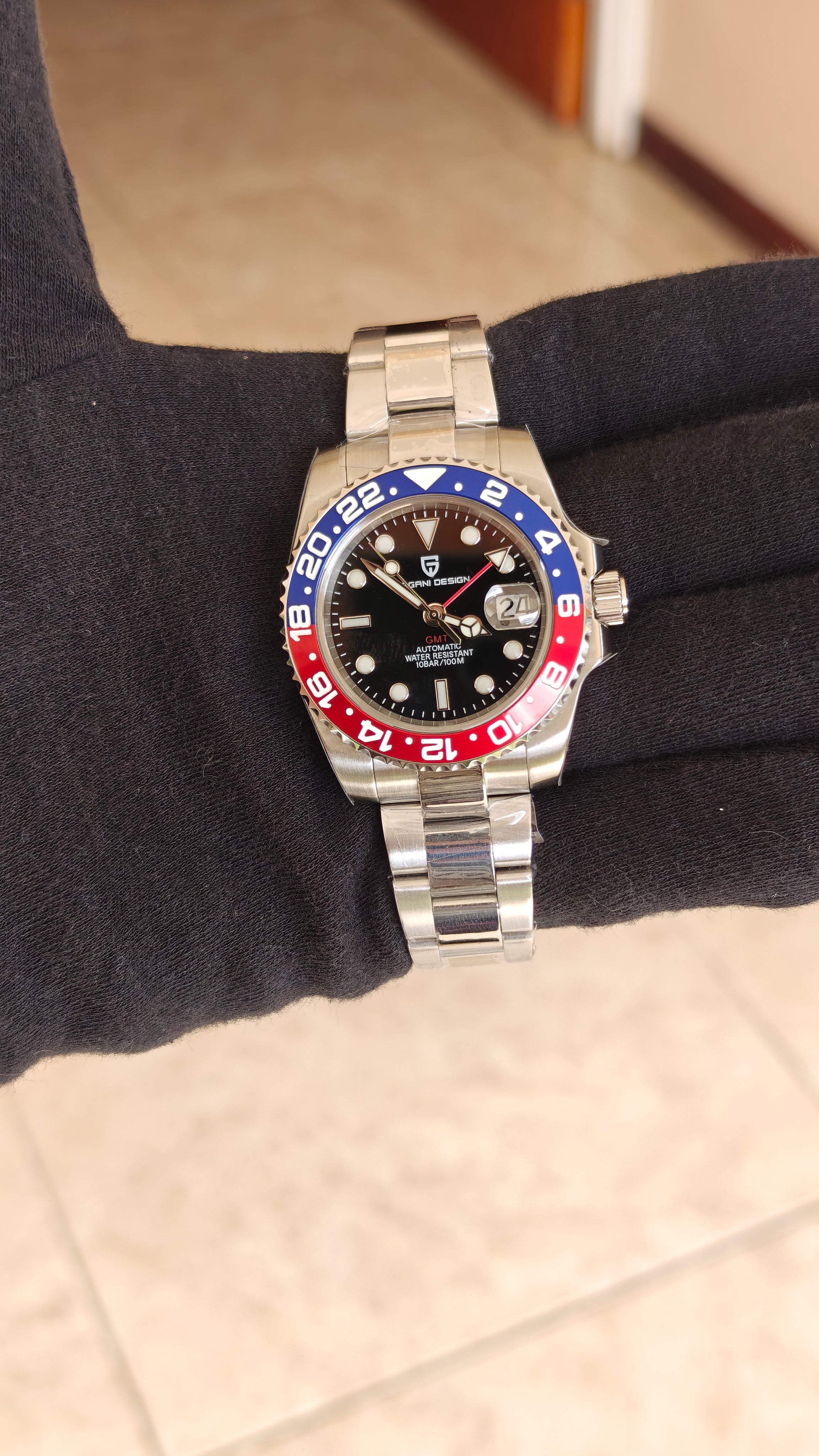 Pagani Design PD-1662 GMT (Homenaje al Rolex GMT Master II “Pepsi”)