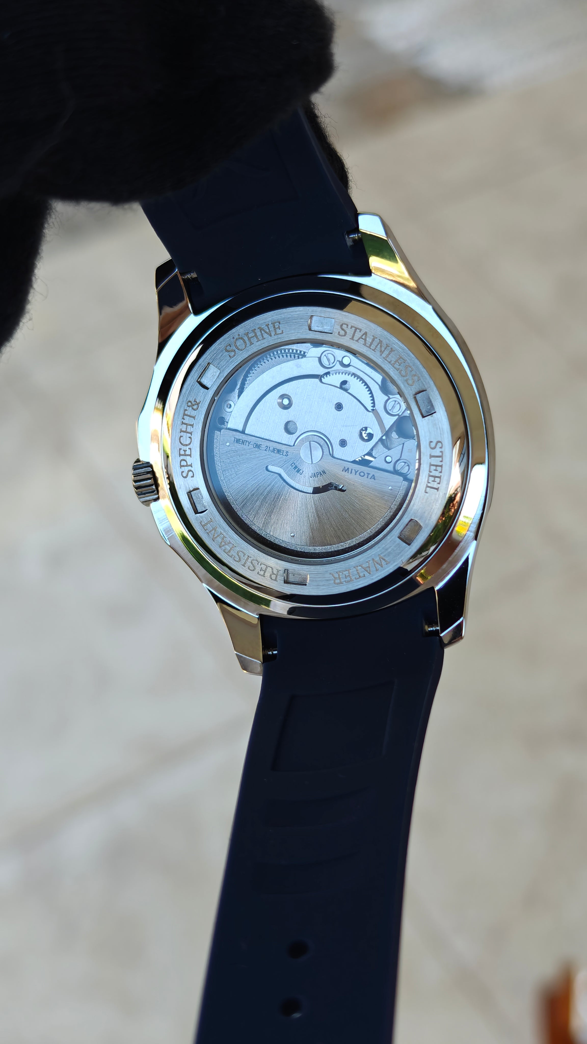 Specht & Söhne SP0008 – Homenaje al Patek Philippe Aquanaut Azul