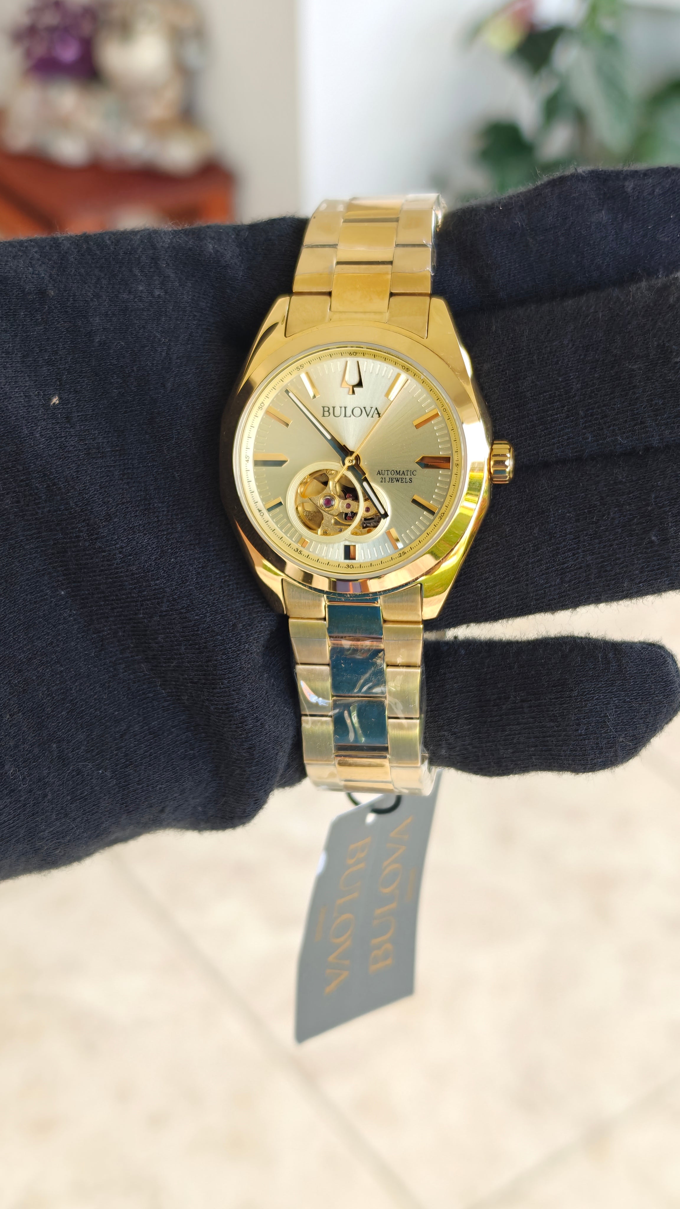 Bulova Surveyor 97A182 Automatic Gold