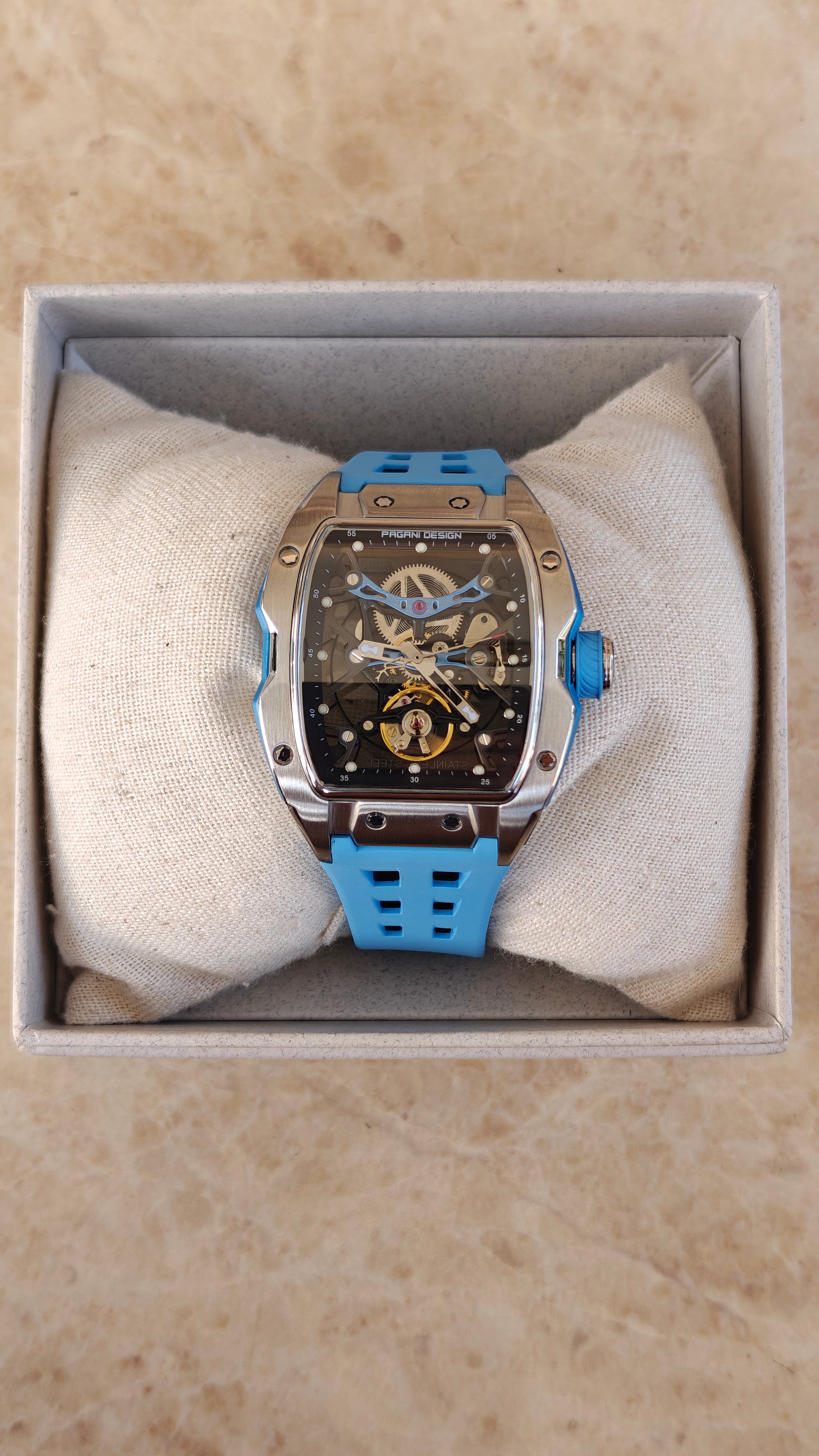Pagani Design Y18 Skeleton Automático – Homenaje al Richard Mille RM 055