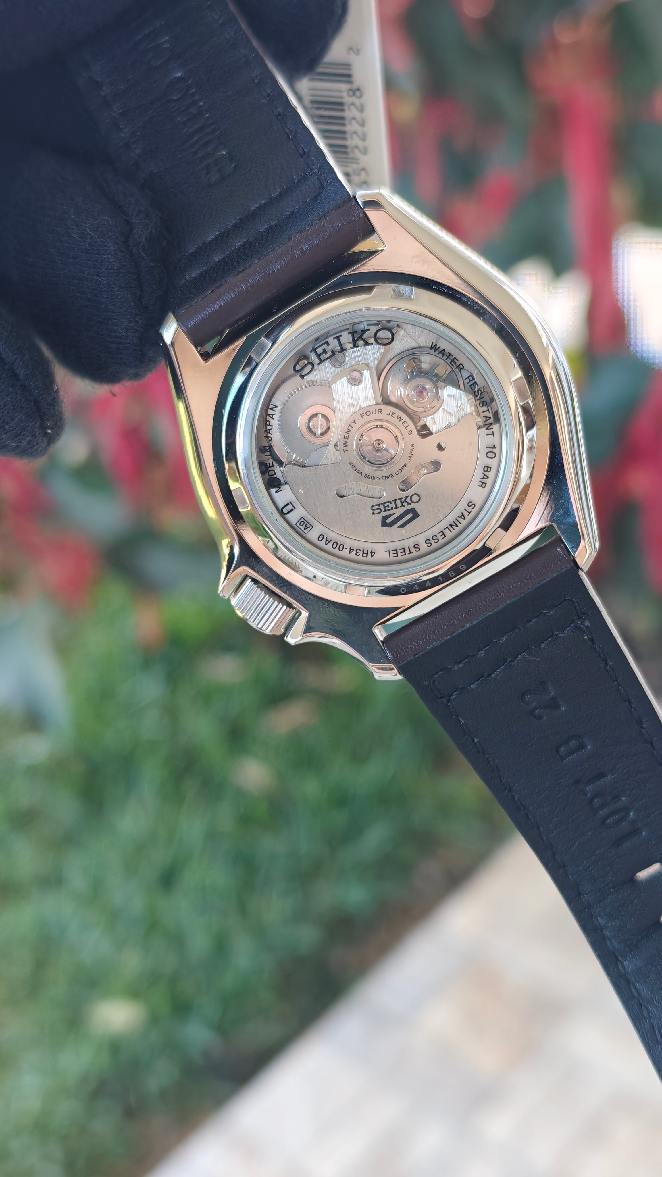 Seiko 5 Sports SSK036K1 – GMT Black & Gold