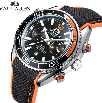 PAULAREIS Reloj Deportivo Mecánico para Hombre: Estilo Casual y Funcionalidad