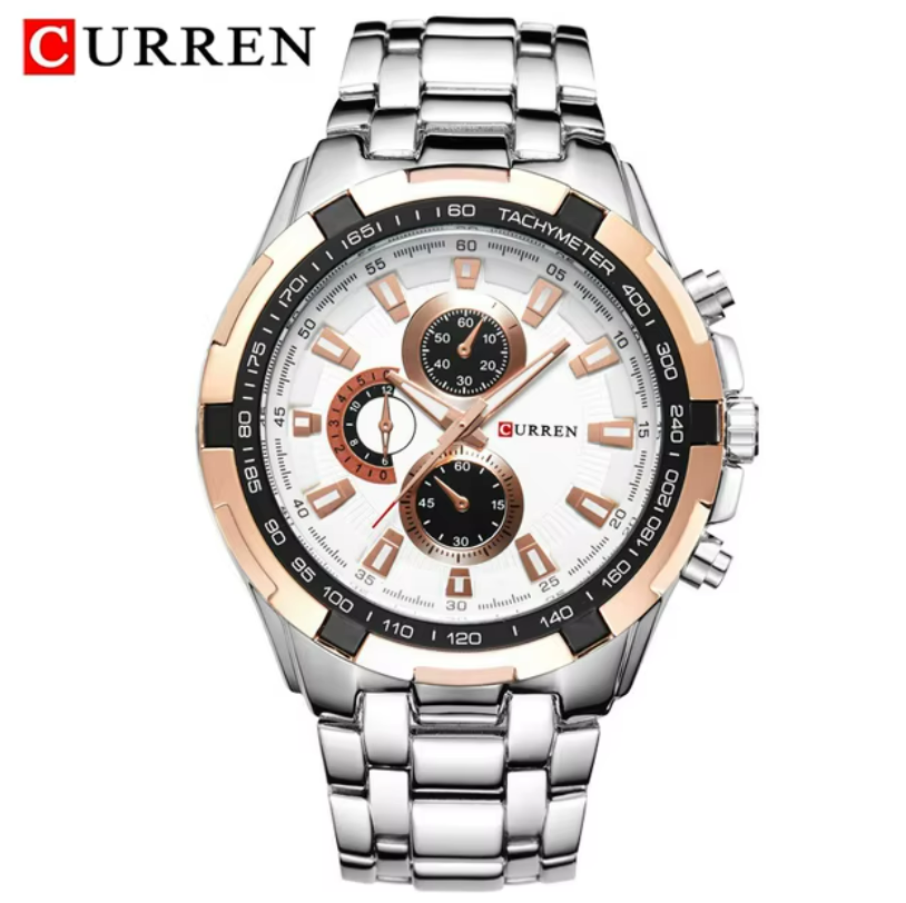 CURREN Reloj de Acero Inoxidable