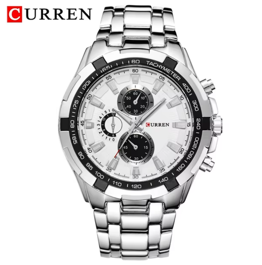 CURREN Reloj de Acero Inoxidable