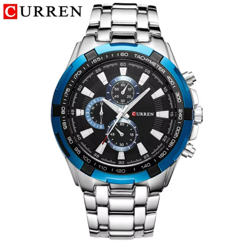 CURREN Reloj de Acero Inoxidable