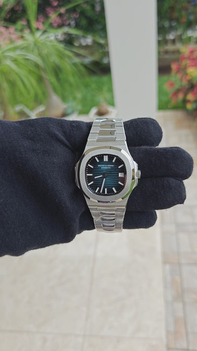Specht & Söhne SP0002 – Homenaje al Patek Philippe Nautilus Azul