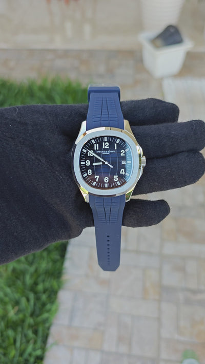 Specht & Söhne SP0008 – Homenaje al Patek Philippe Aquanaut Azul
