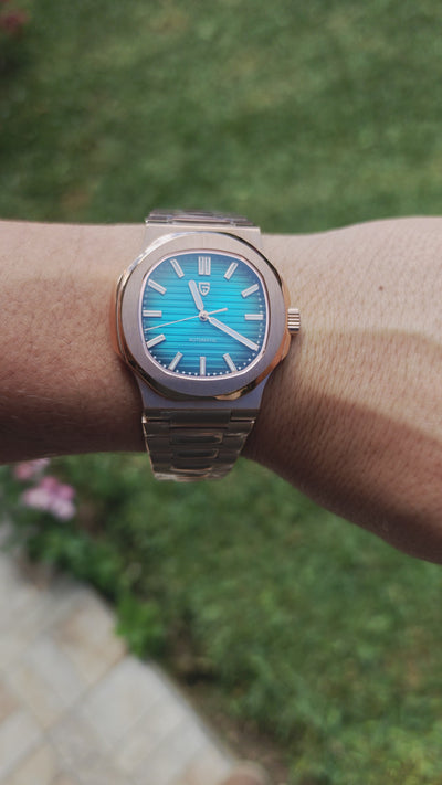 Pagani design PD-1728  (Homenaje al Patek Philippe Nautilus Oro Rosa)