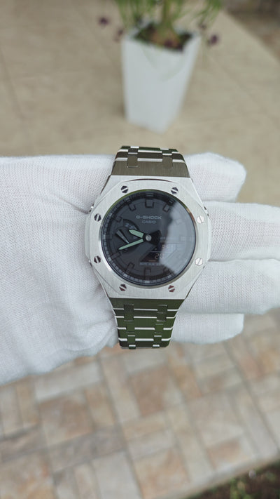Casio G-Shock GA-2100-1A1 “CasiOak” Mod – Homenaje al Audemars Piguet Royal Oak