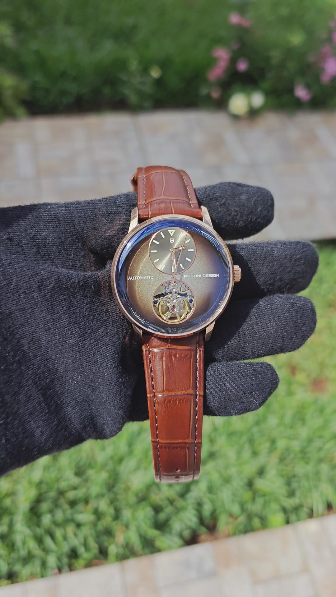 Pagani Design PD-1796 – Automatic Brown Skeleton