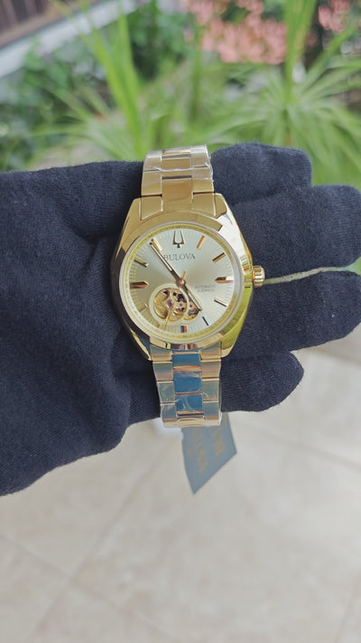 Bulova Surveyor 97A182 Automatic Gold