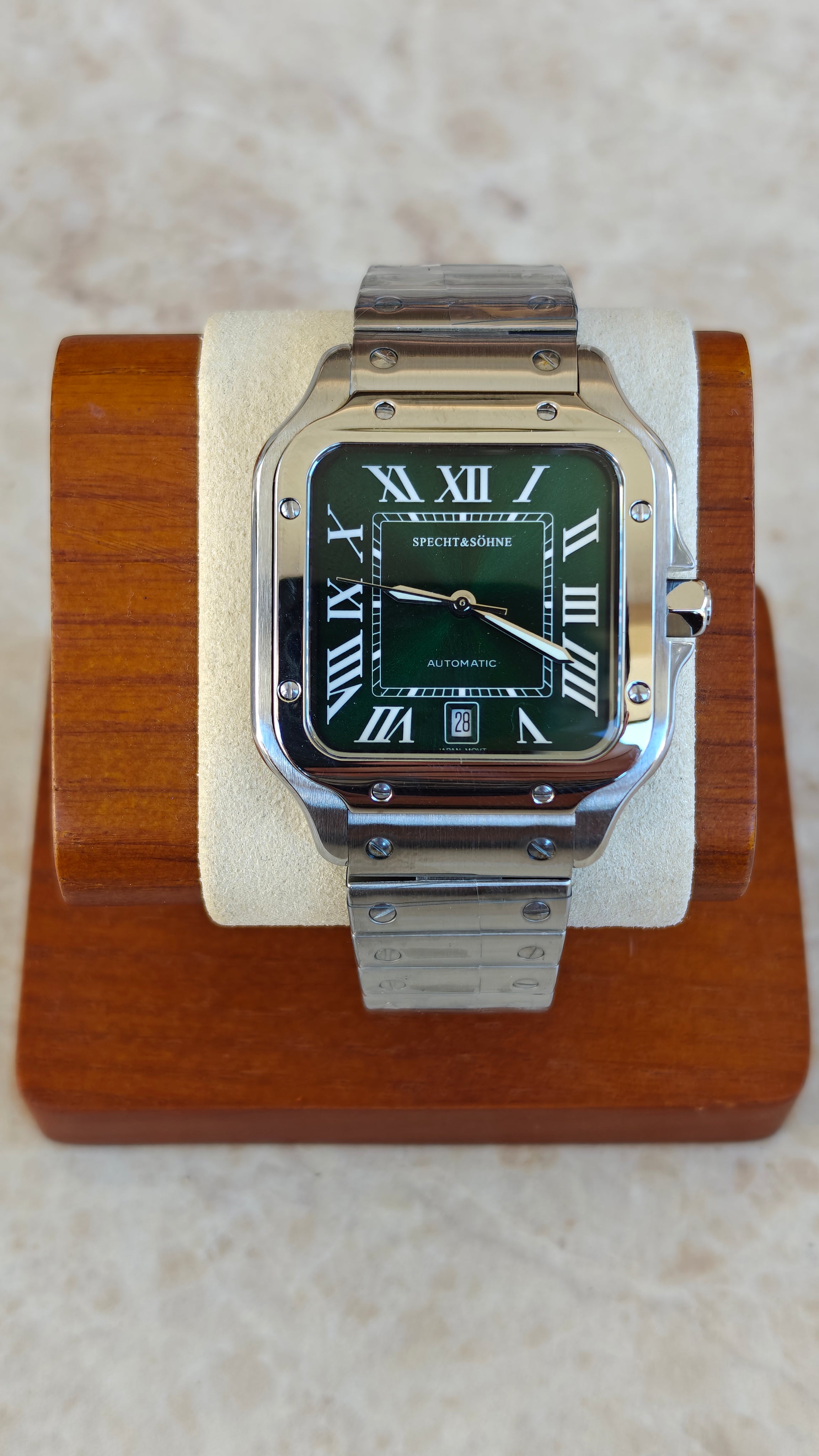 Specht & Söhne SP0021 – Homenaje al Cartier Santos