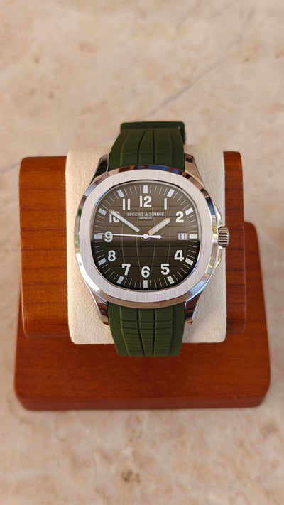 Specht & Söhne SP0008 – Homenaje al Patek Philippe Aquanaut verde