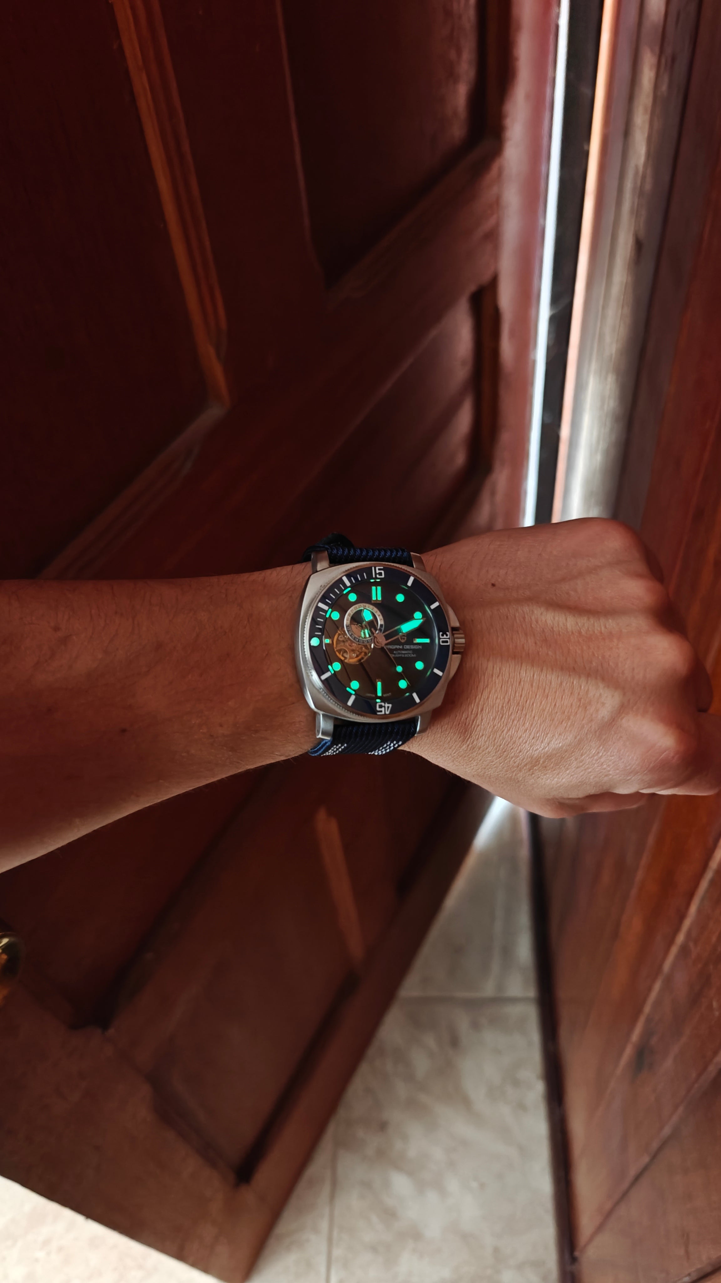 Pagani Design PD‑1736 - Homenaje a Panerai Submersible - Azul