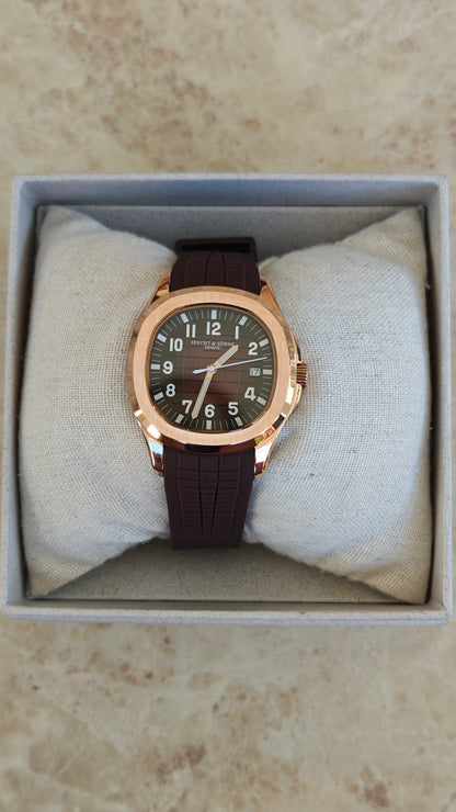 Specht & Söhne SP0008 – Homenaje al Patek Philippe Aquanaut oro rosa