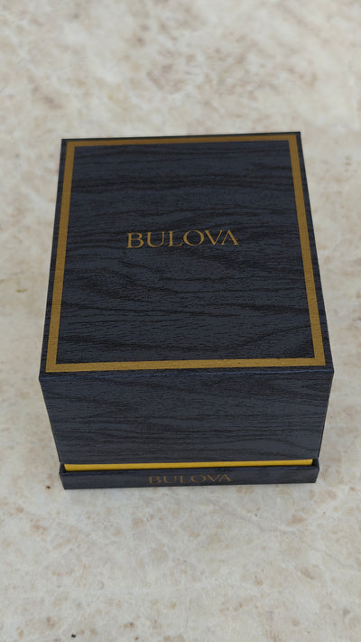 Bulova Sutton 97A161 – Automatic Skeleton Rose Gold & Blue