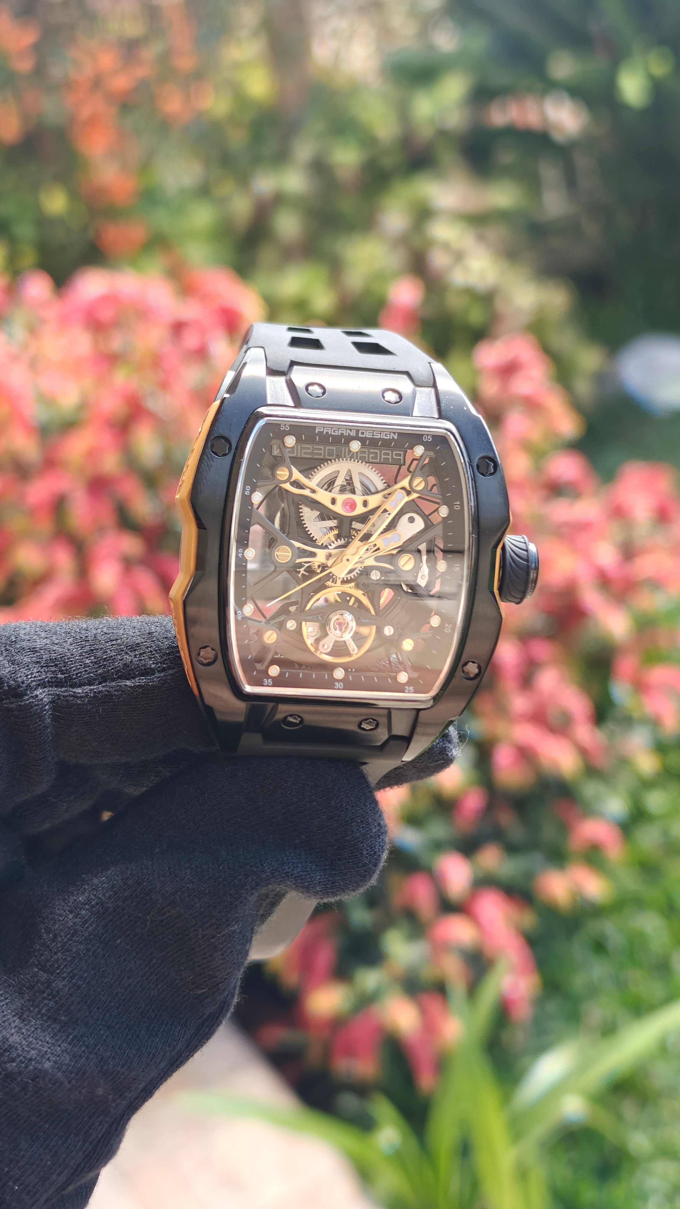 Pagani Design Y18 Skeleton Automático – Homenaje al Richard Mille RM 055