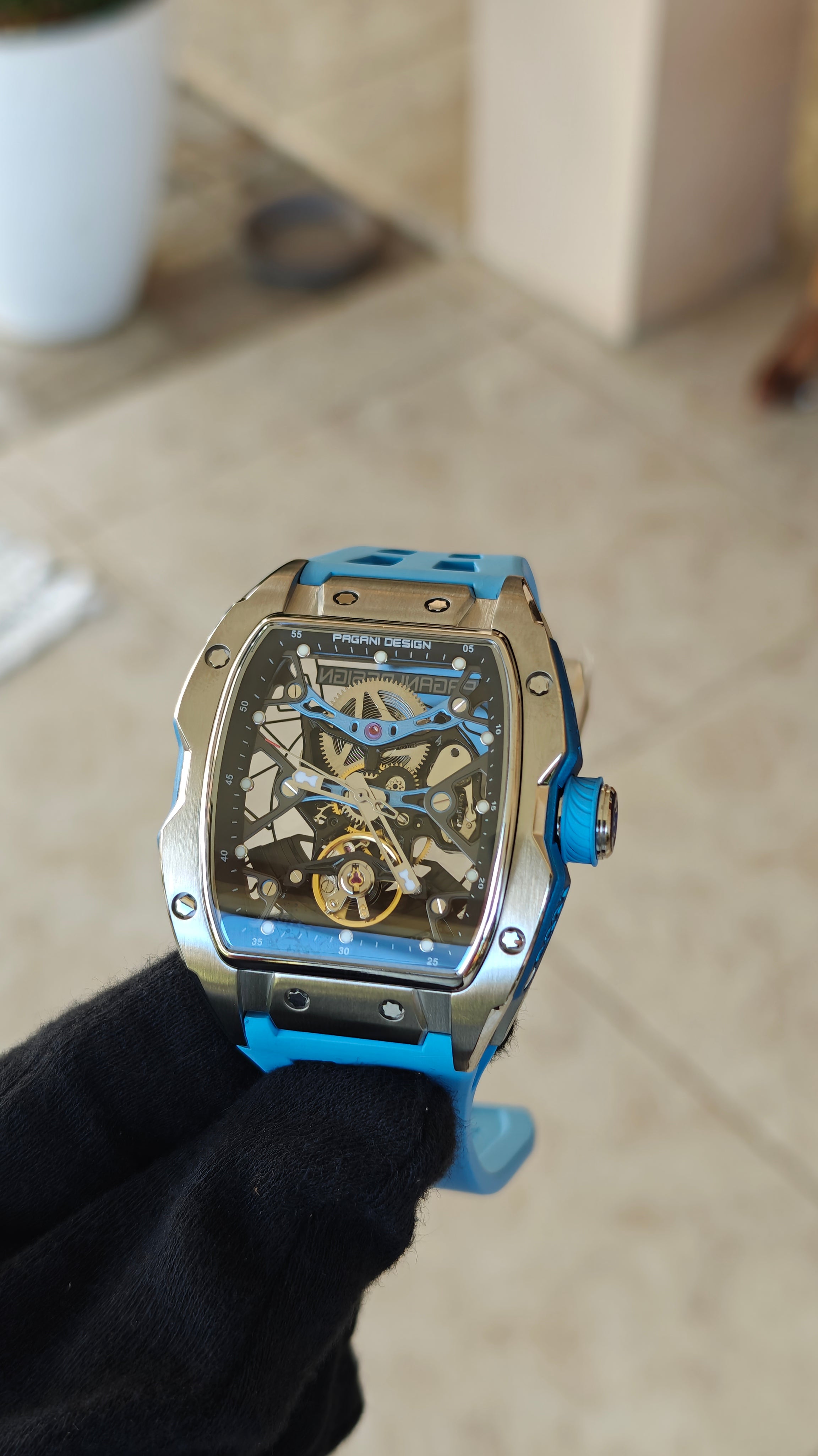 Pagani Design Y18 Skeleton Automático – Homenaje al Richard Mille RM 055