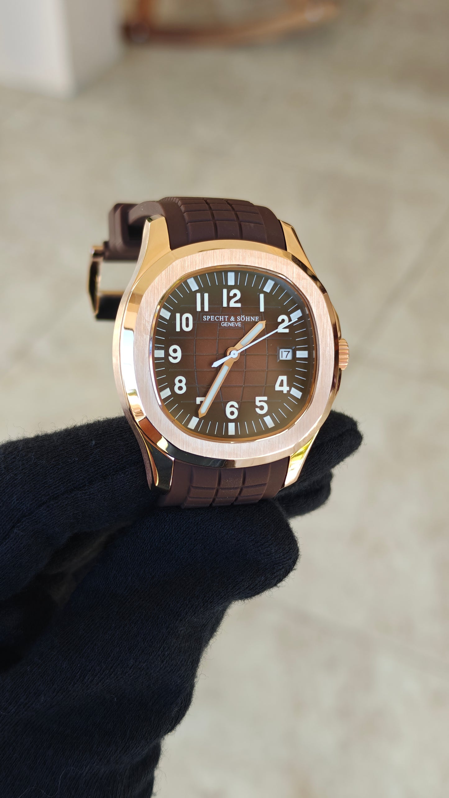 Specht & Söhne SP0008 – Homenaje al Patek Philippe Aquanaut oro rosa