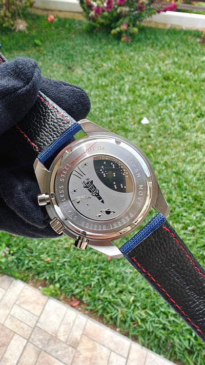 Pagani Design PD-1701 – Homenaje al Speedmaster “Snoopy Edition” (sin Snoopy)