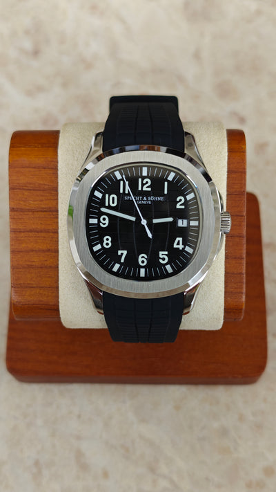 Specht & Söhne SP0008 – Homenaje al Patek Philippe Aquanaut negro