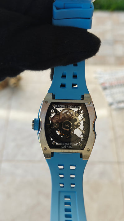 Pagani Design Y18 Skeleton Automático – Homenaje al Richard Mille RM 055