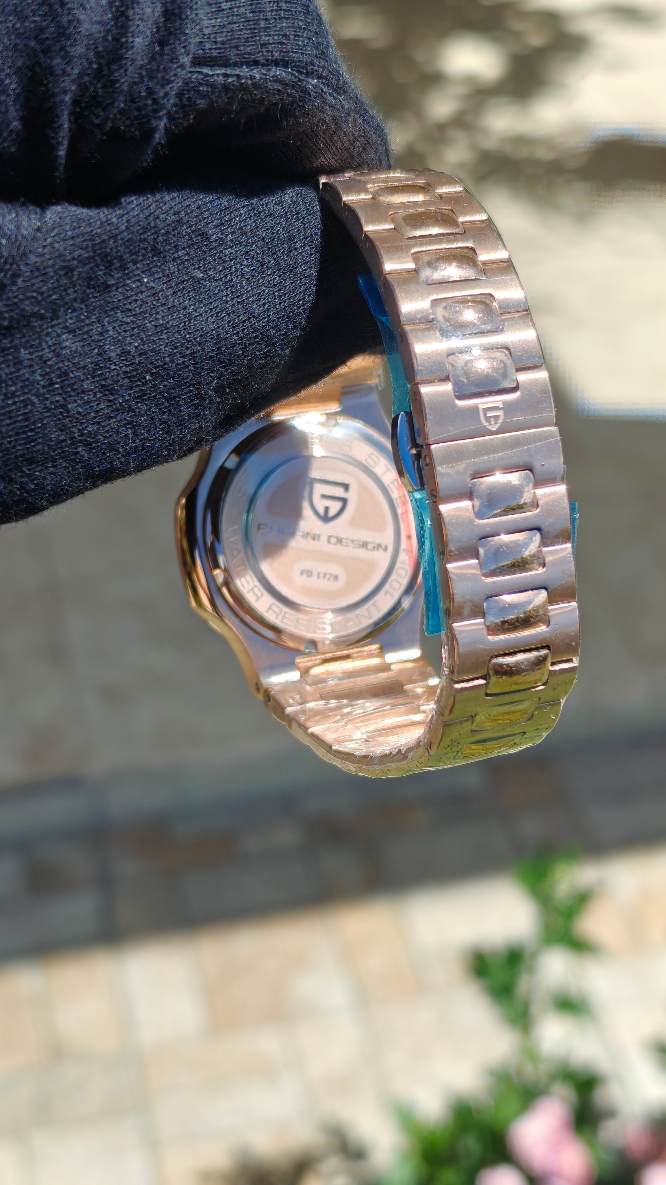 Pagani design PD-1728  (Homenaje al Patek Philippe Nautilus Oro Rosa)