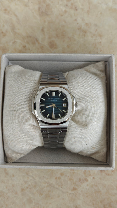Specht & Söhne SP0002 – Homenaje al Patek Philippe Nautilus Azul