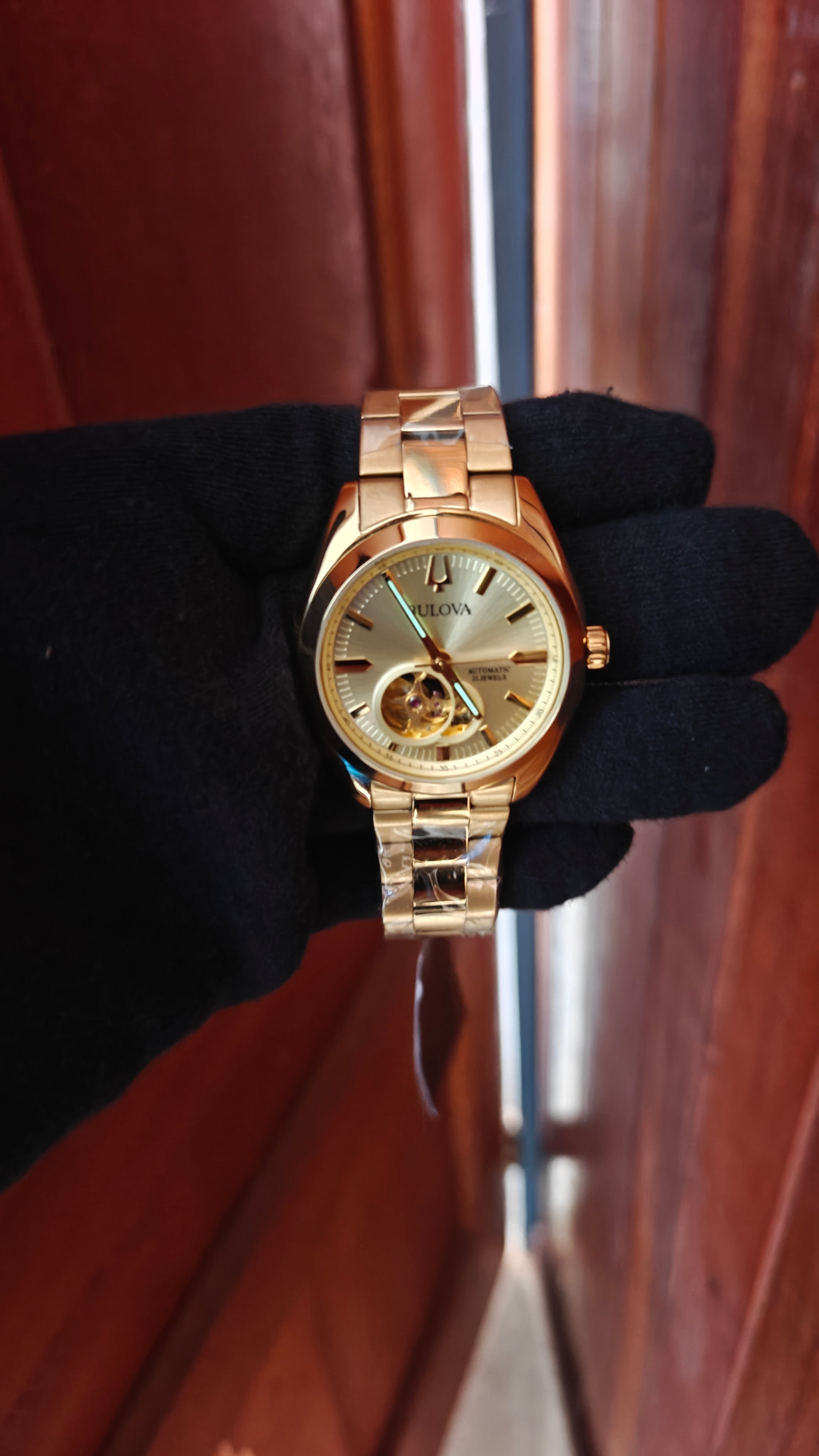 Bulova Surveyor 97A182 Automatic Gold