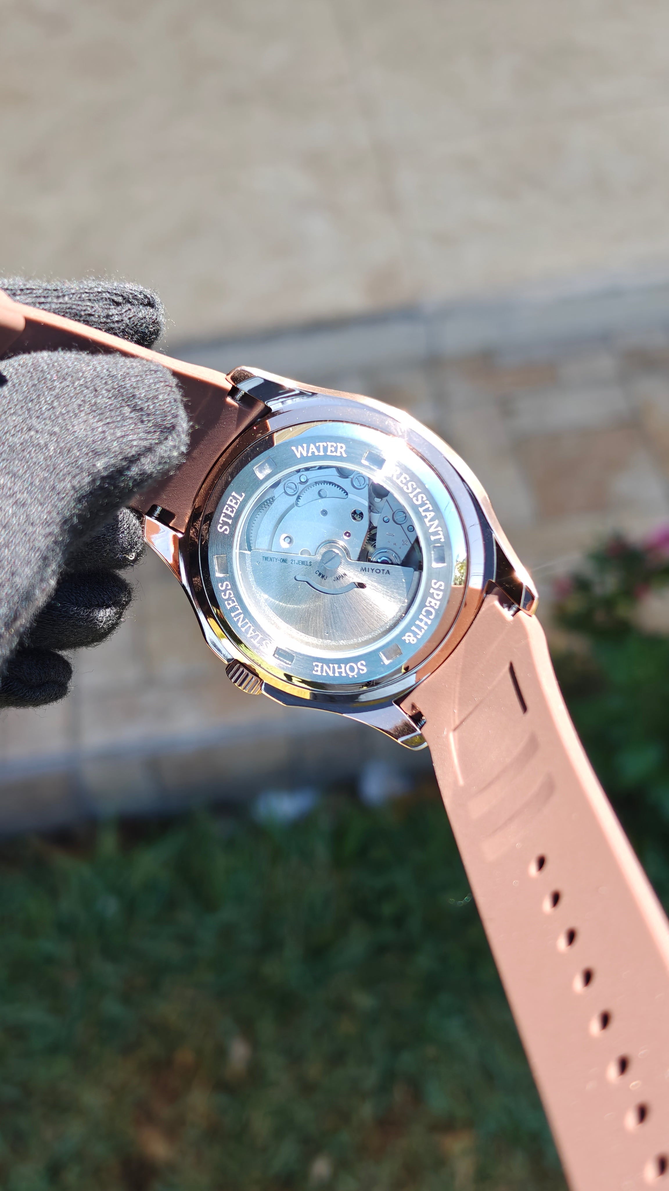 Specht & Söhne SP0008 – Homenaje al Patek Philippe Aquanaut oro rosa