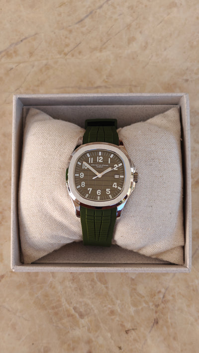 Specht & Söhne SP0008 – Homenaje al Patek Philippe Aquanaut verde