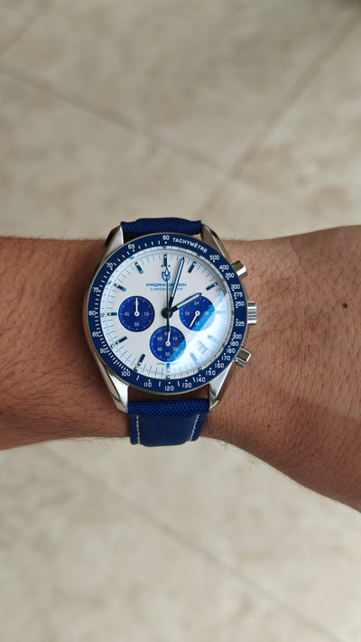 Pagani Design PD-1701 – Homenaje al Speedmaster “Snoopy Edition” (sin Snoopy)