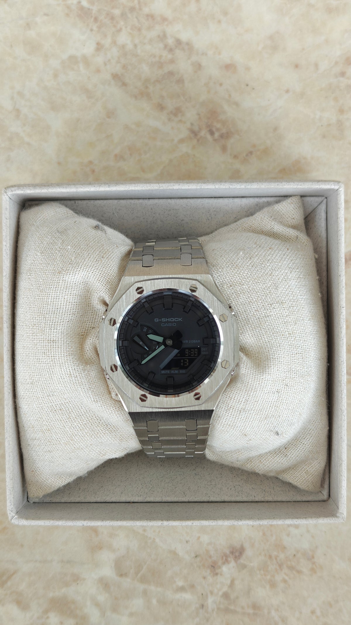Casio G-Shock GA-2100-1A1 “CasiOak” Mod – Homenaje al Audemars Piguet Royal Oak