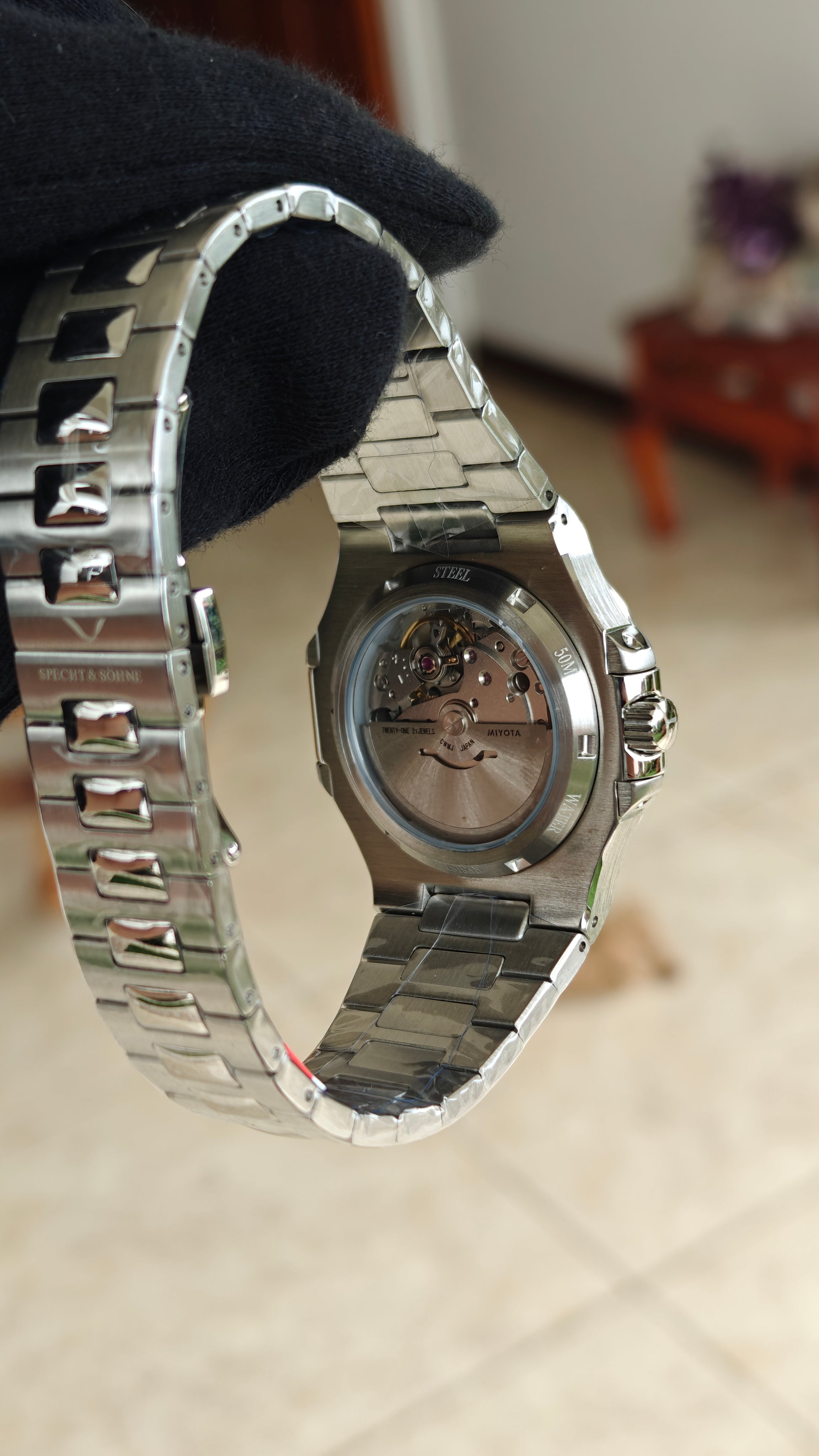 Specht & Söhne SP0002 – Homenaje al Patek Philippe Nautilus Azul