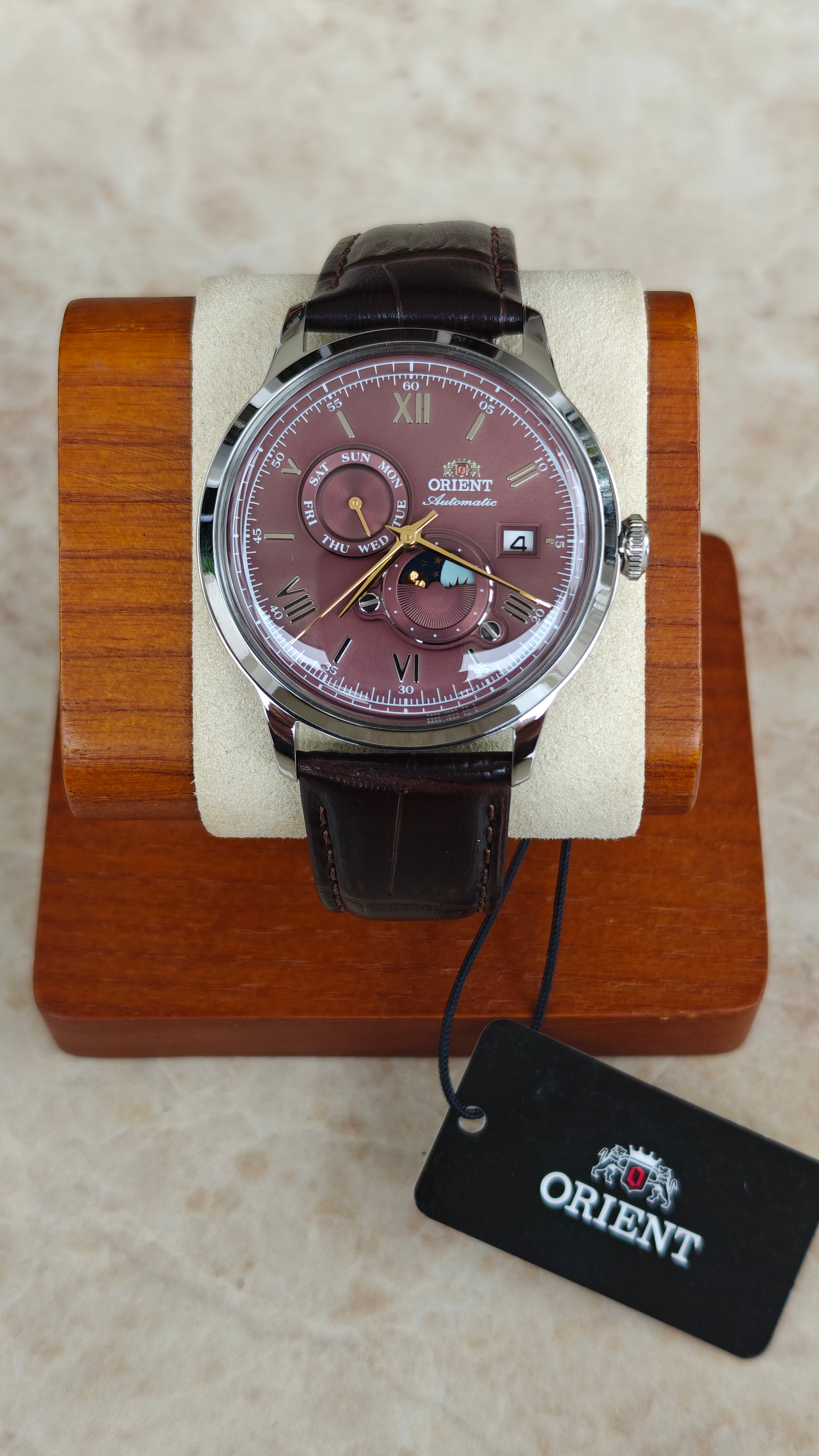 Orient Sun & Moon Bordeaux Automatic