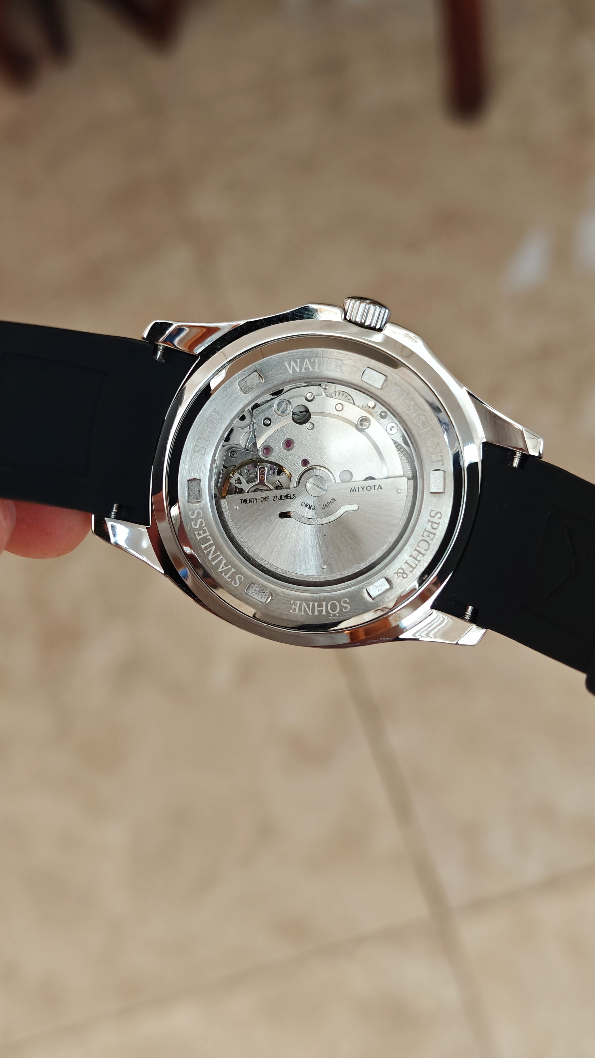 Specht & Söhne SP0008 – Homenaje al Patek Philippe Aquanaut negro