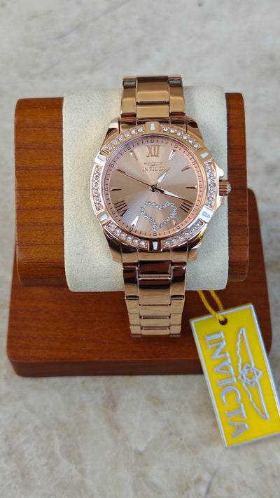 Invicta Angel 49843 – Quartz Rose Gold Crystal