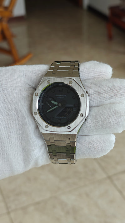 Casio G-Shock GA-2100-1A1 “CasiOak” Mod – Homenaje al Audemars Piguet Royal Oak