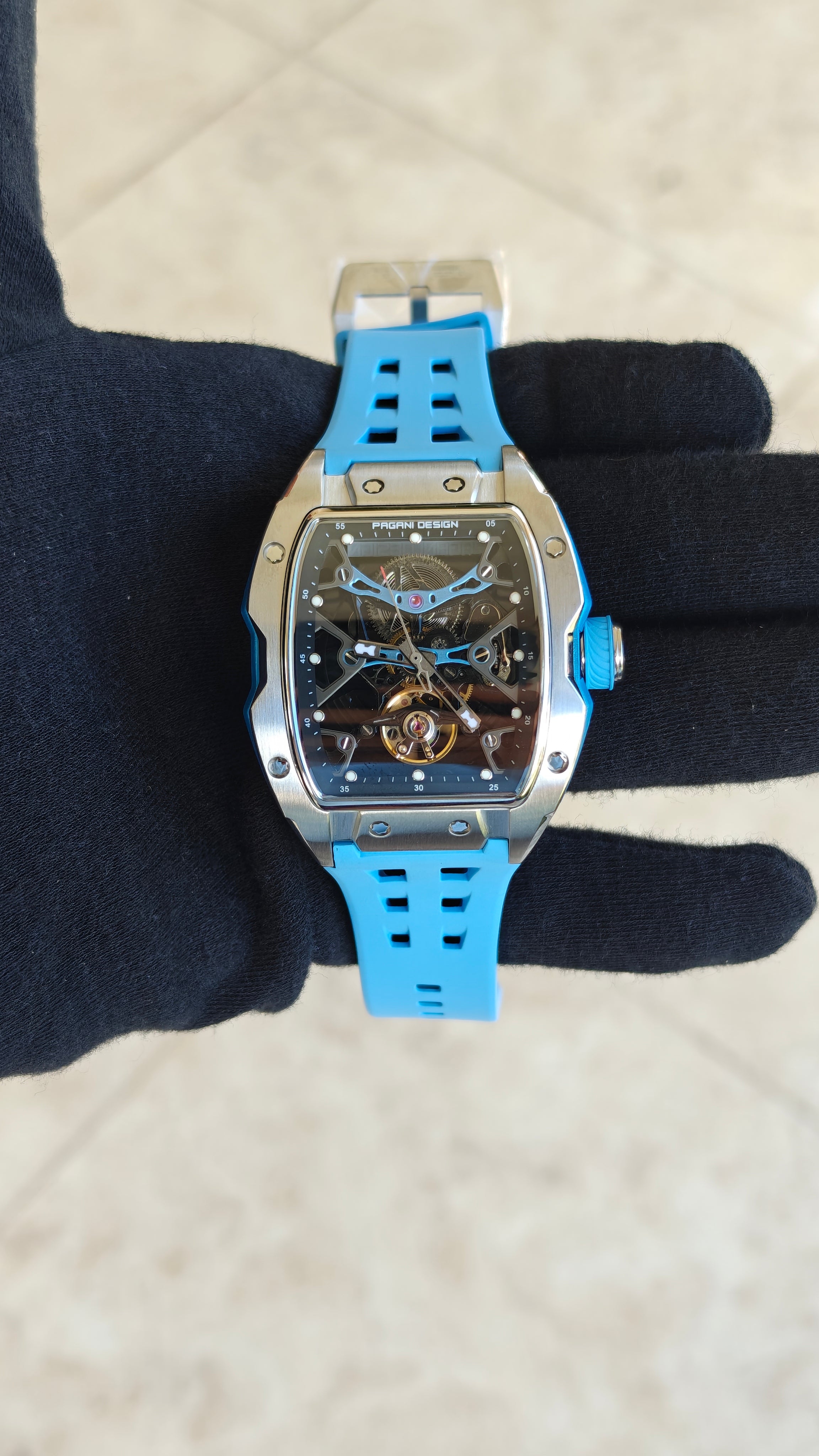 Pagani Design Y18 Skeleton Automático – Homenaje al Richard Mille RM 055