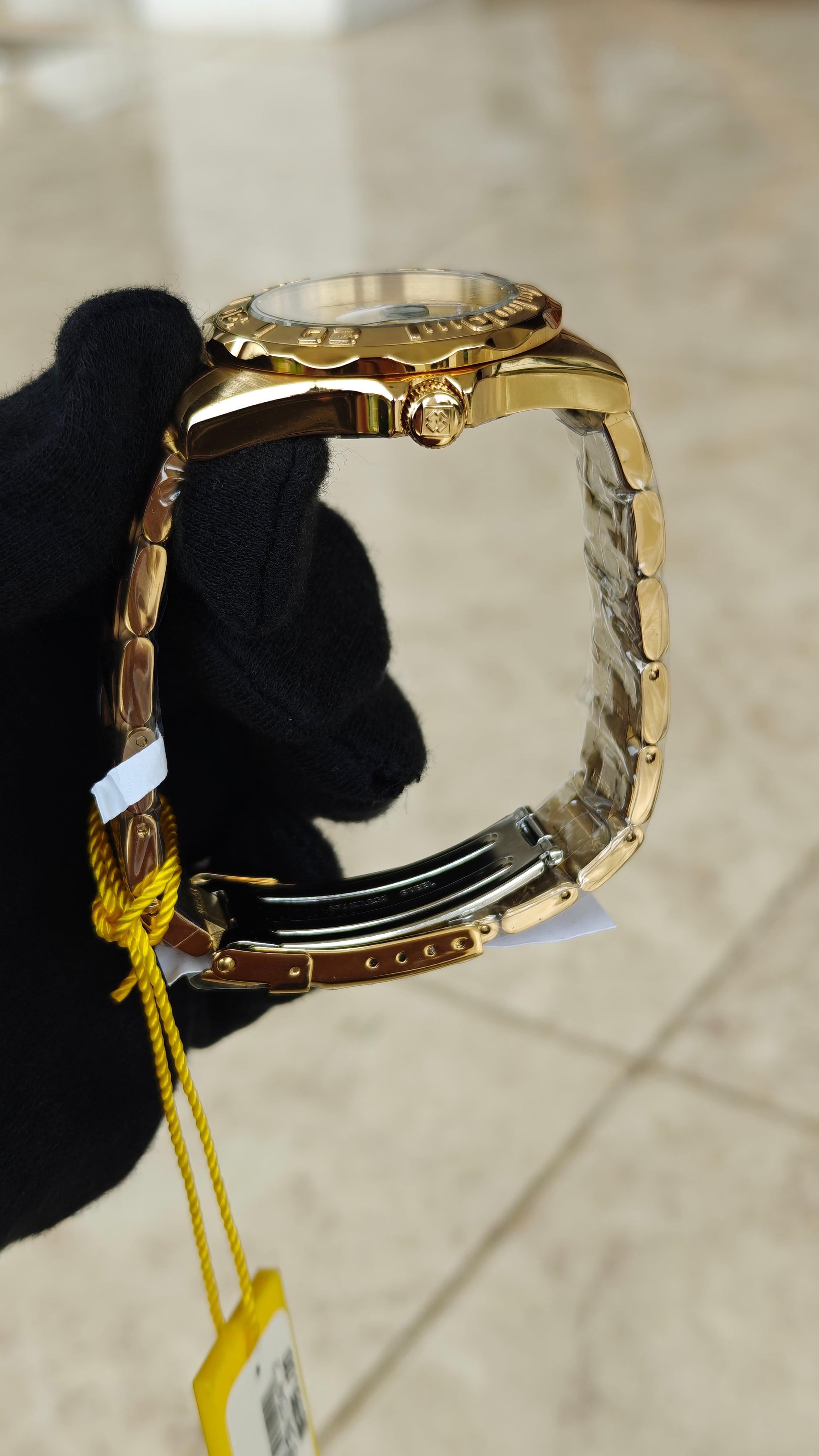 Invicta Angel Crystal Gold Dial Ladies 28680